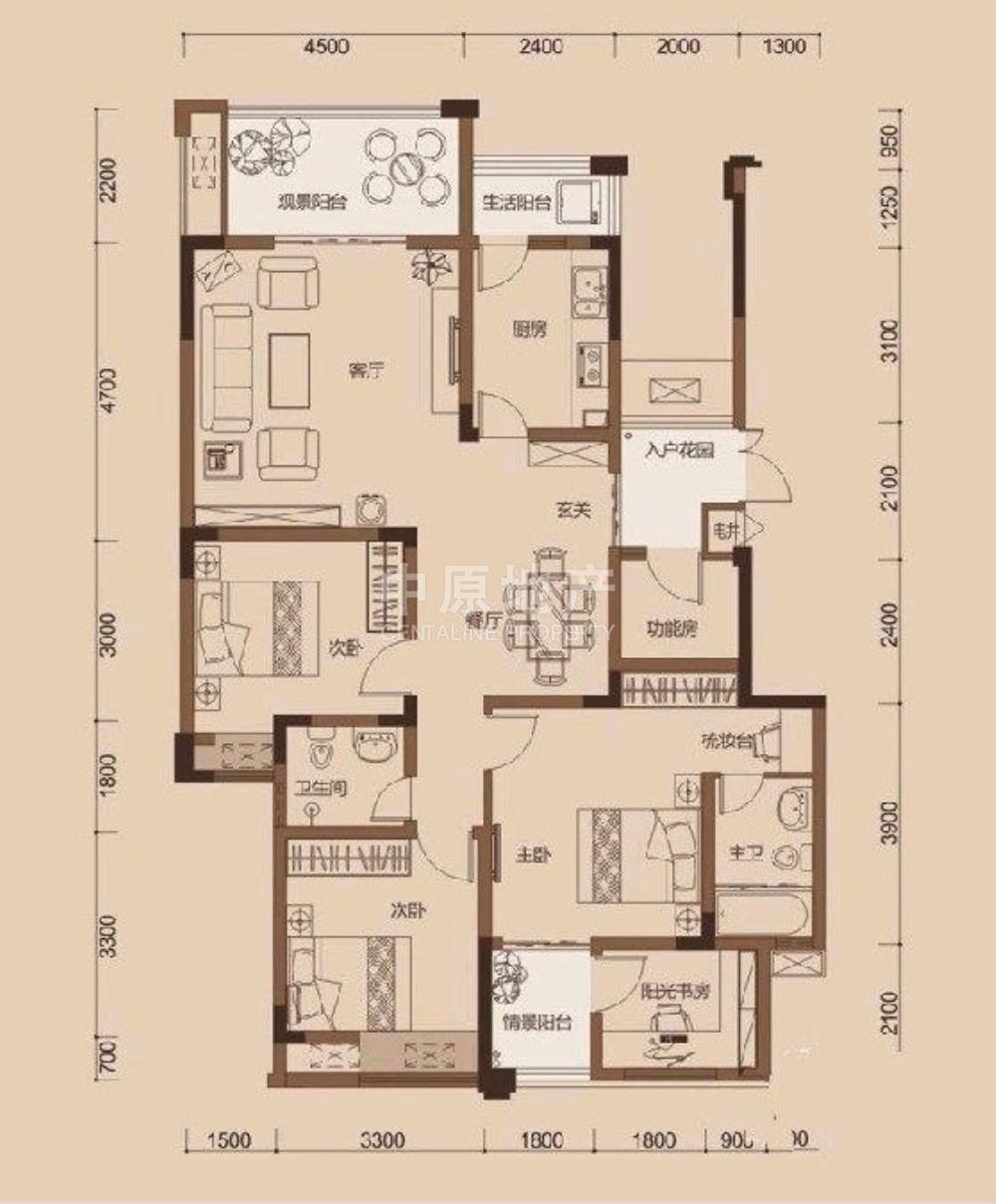 金鹏金岭-房型图